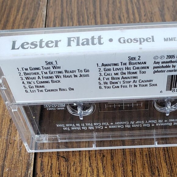 Lester Flatt Gospel Cassette In Very Good Condition - Picture 2 of 3